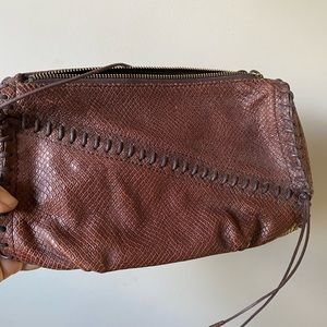Botkier snakeskin brown clutch